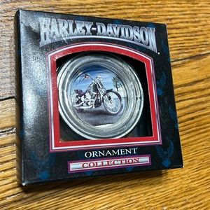 Harley Davidson gas cap/Springer Soft tail collector ornament. Cavanagh Co. 1999